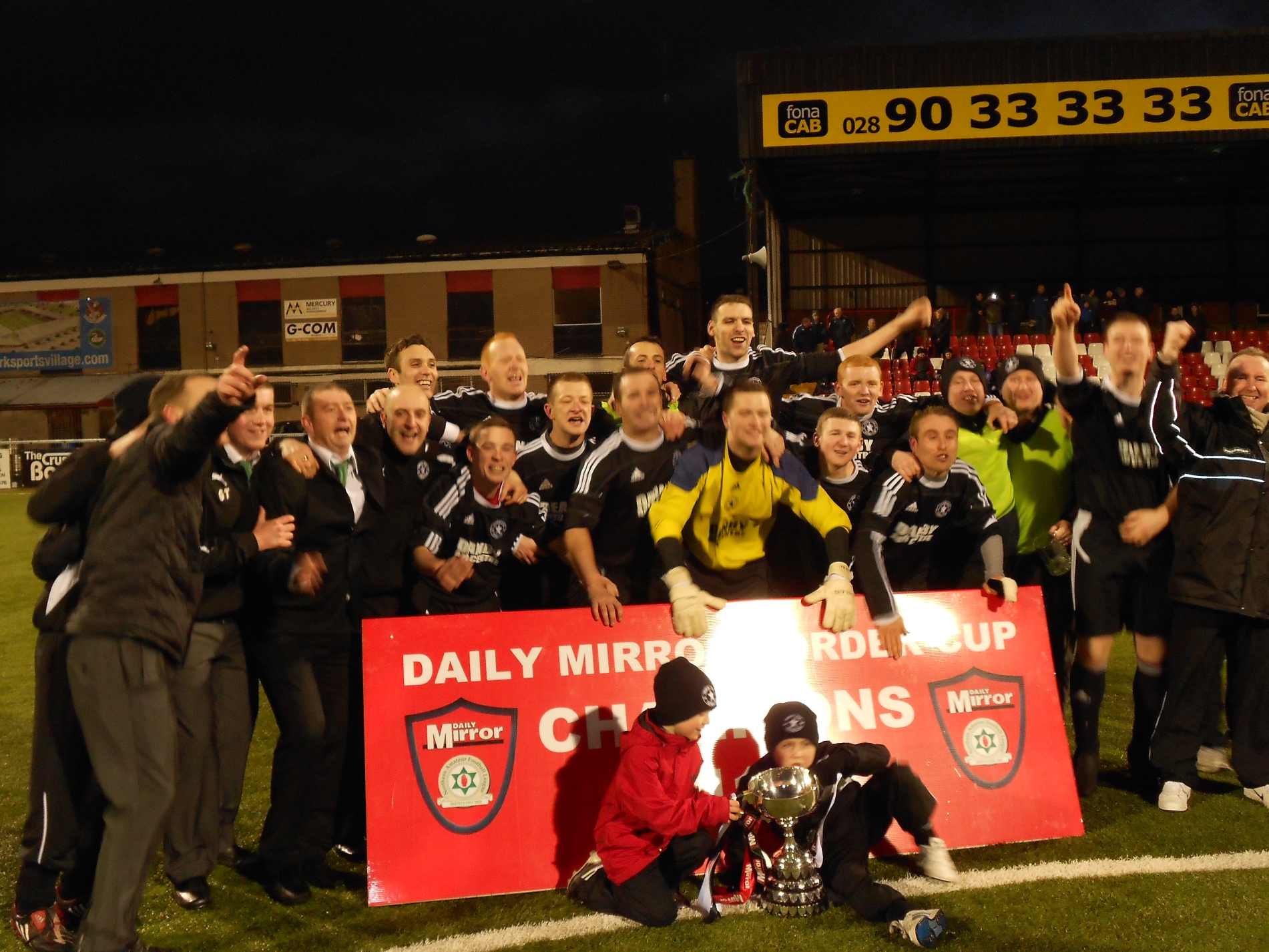 Daily Mirror's 2011 Border Cup Champions Crumlin Star